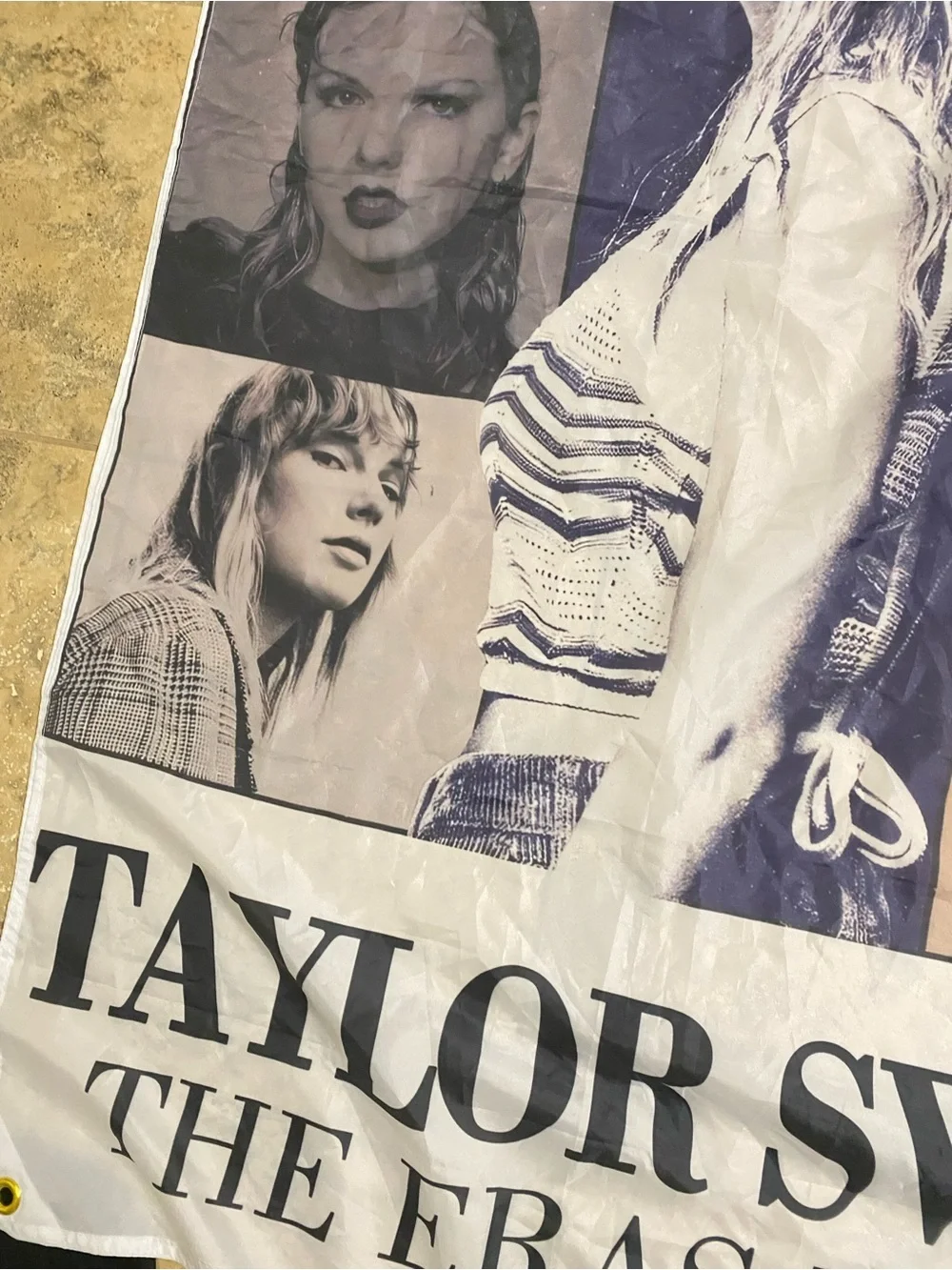 Taylor Swift Eras Tour Collage Large Wall Banner Swifty Tapestry Artwork 59 x 36